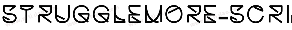 StruggleMore-Script字体转换