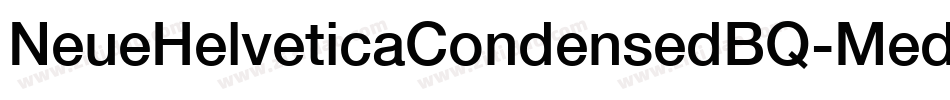 NeueHelveticaCondensedBQ-Medium字体转换