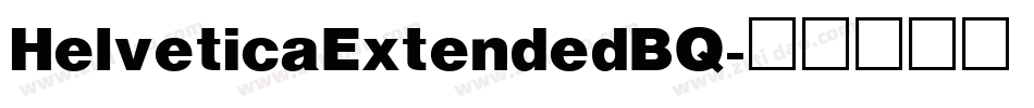 HelveticaExtendedBQ字体转换