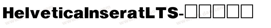 HelveticaInseratLTS字体转换