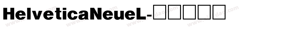 HelveticaNeueL字体转换