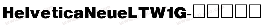 HelveticaNeueLTW1G字体转换