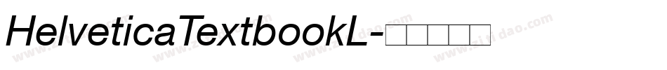 HelveticaTextbookL字体转换