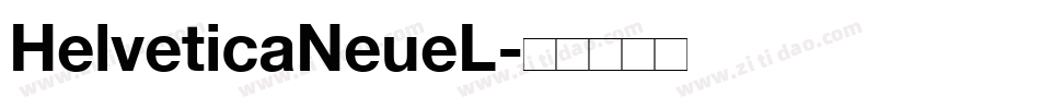 HelveticaNeueL字体转换