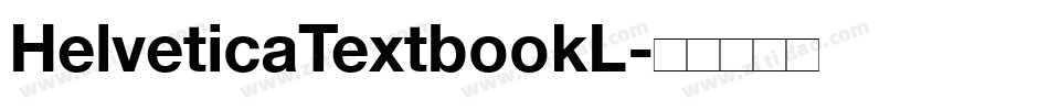 HelveticaTextbookL字体转换