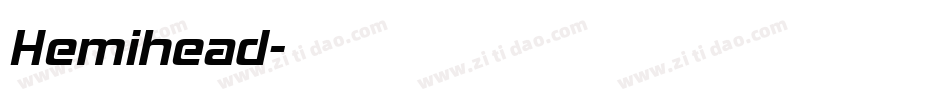 Hemihead字体转换