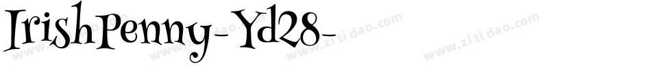 IrishPenny-Yd28字体转换