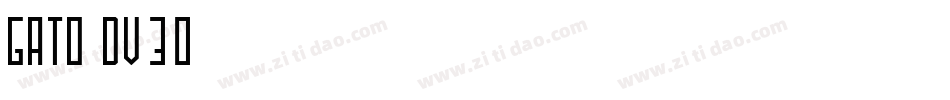 Gato-DV30字体转换