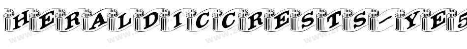 HeraldicCrests-YE5a字体转换