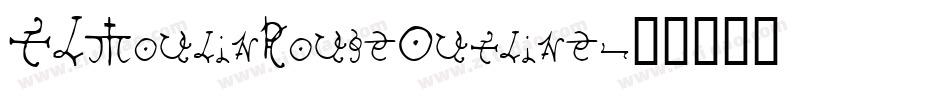 TLMoulinRougeOutline字体转换