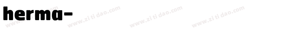 herma字体转换