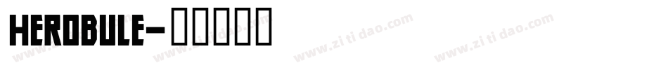 Herobule字体转换