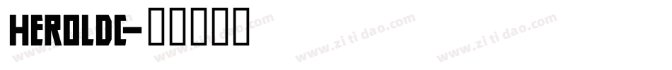 HeroldC字体转换