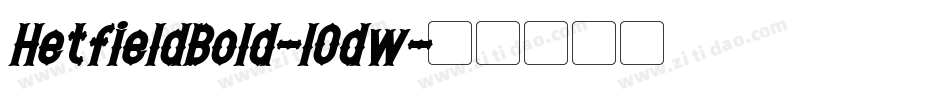 HetfieldBold-lOdw字体转换