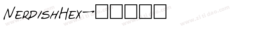 NerdishHex字体转换