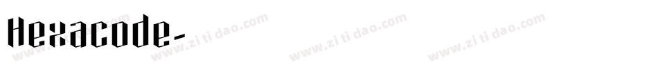 Hexacode字体转换