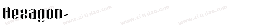 Hexagon字体转换