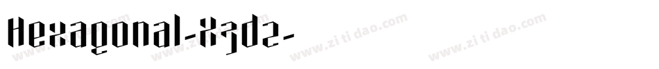 Hexagonal-Xzd2字体转换