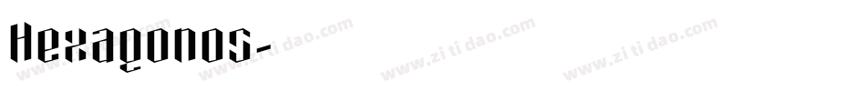 Hexagonos字体转换