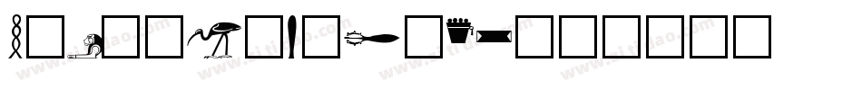 Hieroglyphics字体转换