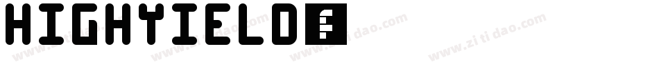 HighYield字体转换