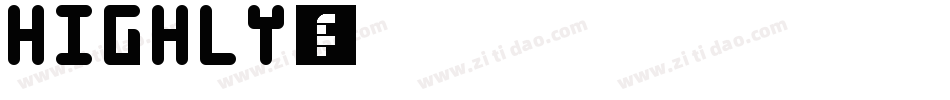 Highly字体转换