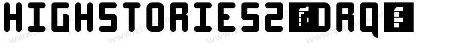 Highstories2-gorq字体转换