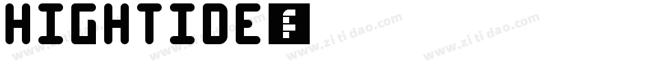 Hightide字体转换