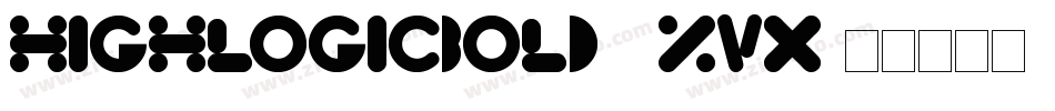 HighLogicBold-6zvx字体转换