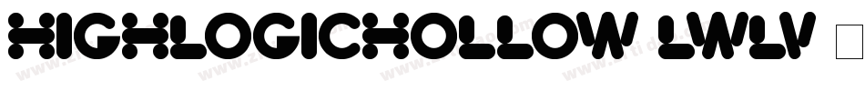 HighLogicHollow-lwlV字体转换 HighLogicHollow-lwlV字体转换