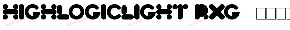 HighLogicLight-Rxg3字体转换