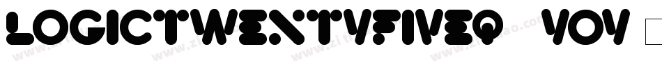 LogicTwentyFiveQ-6YOY字体转换
