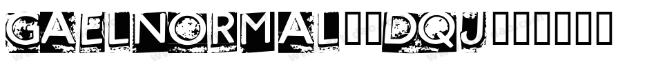 GaelNormal-1Dqj字体转换