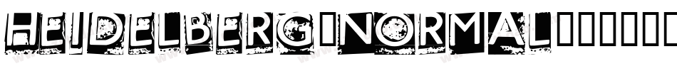 Heidelberg-Normal(1)字体转换