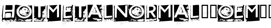 HotmetalNormal-8OeM字体转换