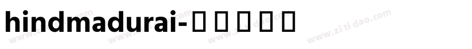hindmadurai字体转换