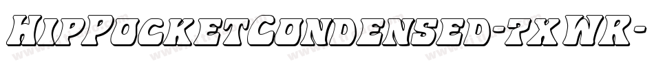 HipPocketCondensed-7xWR字体转换