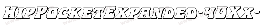 HipPocketExpanded-4OXx字体转换