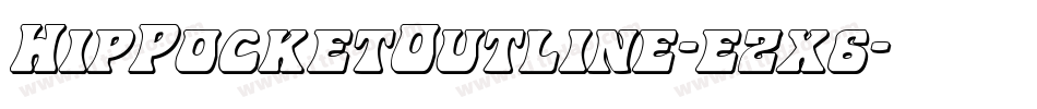 HipPocketOutline-ezx6字体转换