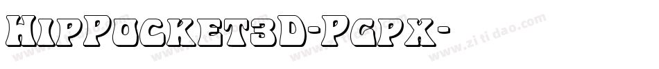HipPocket3D-Pgpx字体转换