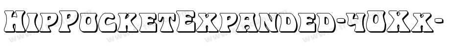 HipPocketExpanded-4OXx字体转换