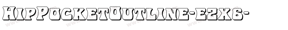 HipPocketOutline-ezx6字体转换