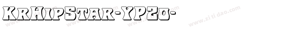 KrHipStar-YPZo字体转换