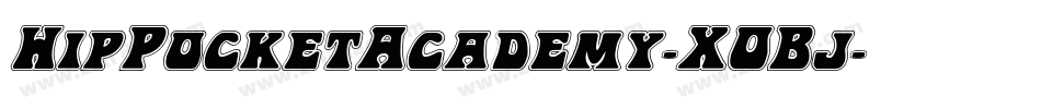 HipPocketAcademy-XOBj字体转换