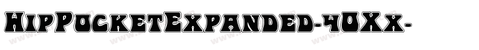 HipPocketExpanded-4OXx字体转换