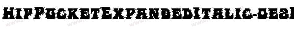 HipPocketExpandedItalic-0e2R字体转换