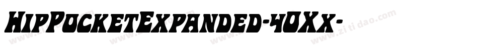 HipPocketExpanded-4OXx字体转换