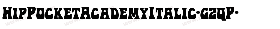 HipPocketAcademyItalic-gzqP字体转换