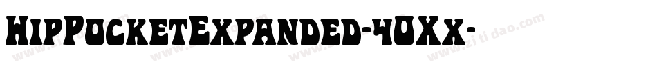 HipPocketExpanded-4OXx字体转换