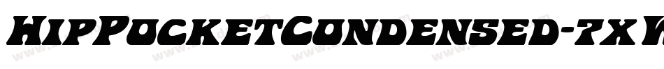 HipPocketCondensed-7xWR字体转换